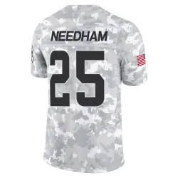 Cleveland Browns Youth Limited Arctic Camo 2024 Salute to Service Jersey (25 Nik Needham)