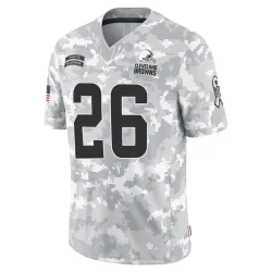 Cleveland Browns Youth Limited Arctic Camo 2024 Salute to Service Jersey (26 Myles Harden)