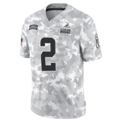 Cleveland Browns Youth Limited Arctic Camo 2024 Salute to Service Jersey (2 DeAndre Carter)