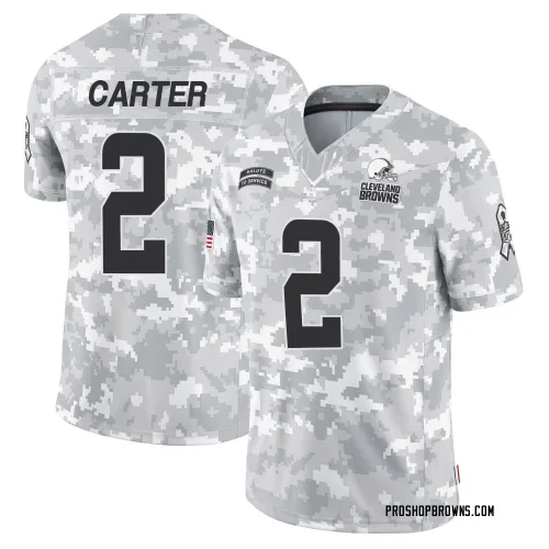 Cleveland Browns Youth Limited Arctic Camo 2024 Salute to Service Jersey (2 DeAndre Carter)