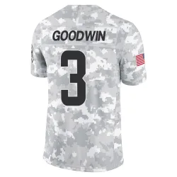 Cleveland Browns Youth Limited Arctic Camo 2024 Salute to Service Jersey (3 Marquise Goodwin)