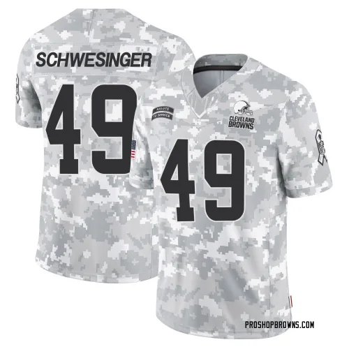 Cleveland Browns Youth Limited Arctic Camo 2024 Salute to Service Jersey (49 Carson Schwesinger)