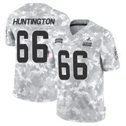 Cleveland Browns Youth Limited Arctic Camo 2024 Salute to Service Jersey (66 Adin Huntington)