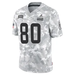 Cleveland Browns Youth Limited Arctic Camo 2024 Salute to Service Jersey (80 Jamari Thrash)