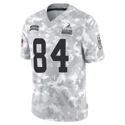 Cleveland Browns Youth Limited Arctic Camo 2024 Salute to Service Jersey (84 Geoff Swaim)