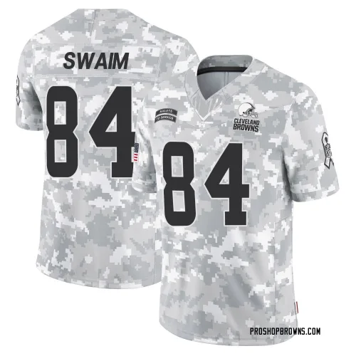 Cleveland Browns Youth Limited Arctic Camo 2024 Salute to Service Jersey (84 Geoff Swaim)