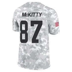 Cleveland Browns Youth Limited Arctic Camo 2024 Salute to Service Jersey (87 Tre' McKitty)