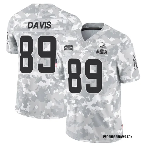 Cleveland Browns Youth Limited Arctic Camo 2024 Salute to Service Jersey (89 Kaden Davis)