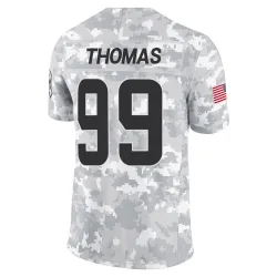 Cleveland Browns Youth Limited Arctic Camo 2024 Salute to Service Jersey (99 Cameron Thomas)
