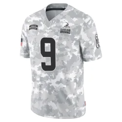 Cleveland Browns Youth Limited Arctic Camo 2024 Salute to Service Jersey (9 Grant Delpit)