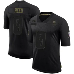 Cleveland Browns Youth Limited Black 2020 Salute To Service Jersey (0 Ja'seem Reed)