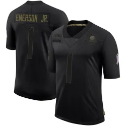 Cleveland Browns Youth Limited Black 2020 Salute To Service Jersey (1 Martin Emerson Jr.)
