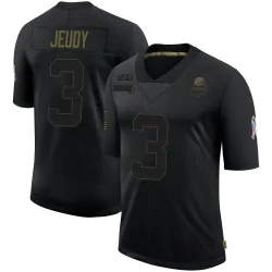 Cleveland Browns Youth Limited Black 2020 Salute To Service Jersey (3 Jerry Jeudy)
