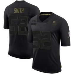 Cleveland Browns Youth Limited Black 2020 Salute To Service Jersey (52 Elerson G. Smith)