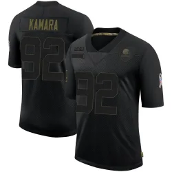 Cleveland Browns Youth Limited Black 2020 Salute To Service Jersey (92 Sam Kamara)