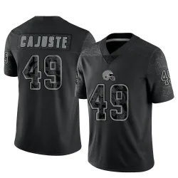 Cleveland Browns Youth Limited Black Reflective Jersey (49 Devon Cajuste)