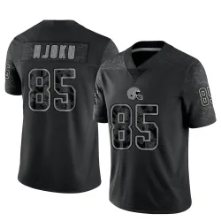 Cleveland Browns Youth Limited Black Reflective Jersey (85 David Njoku)