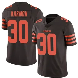 Cleveland Browns Youth Limited Brown Color Rush Jersey (30 Duron Harmon)
