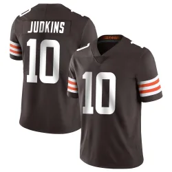 Cleveland Browns Youth Limited Brown Team Color Vapor Untouchable Jersey (10 Quinshon Judkins)