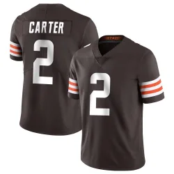 Cleveland Browns Youth Limited Brown Team Color Vapor Untouchable Jersey (2 DeAndre Carter)