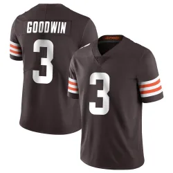 Cleveland Browns Youth Limited Brown Team Color Vapor Untouchable Jersey (3 Marquise Goodwin)