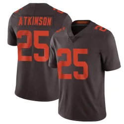 Cleveland Browns Youth Limited Brown Vapor Alternate Jersey (25 George Atkinson)
