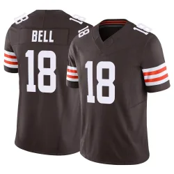 Cleveland Browns Youth Limited Brown Vapor F.U.S.E. Jersey (18 David Bell)
