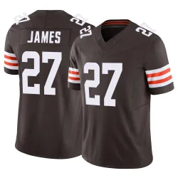 Cleveland Browns Youth Limited Brown Vapor F.U.S.E. Jersey (27 LaMareon James)