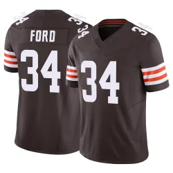 Cleveland Browns Youth Limited Brown Vapor F.U.S.E. Jersey (34 Jerome Ford)
