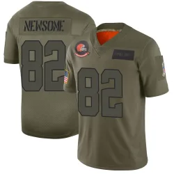 Cleveland Browns Youth Limited Camo 2019 Salute to Service Jersey (82 Ozzie Newsome)