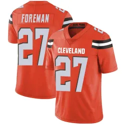 Cleveland Browns Youth Limited Orange Alternate Vapor Untouchable Jersey (27 D'Onta Foreman)