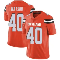 Cleveland Browns Youth Limited Orange Alternate Vapor Untouchable Jersey (40 Nathaniel Watson)