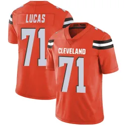 Cleveland Browns Youth Limited Orange Alternate Vapor Untouchable Jersey (71 Cornelius Lucas)