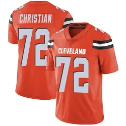Cleveland Browns Youth Limited Orange Alternate Vapor Untouchable Jersey (72 Geron Christian)