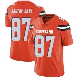 Cleveland Browns Youth Limited Orange Alternate Vapor Untouchable Jersey (87 Marcus Santos-Silva)