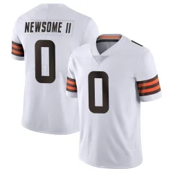 Cleveland Browns Youth Limited White Vapor Untouchable Jersey (0 Greg Newsome II)