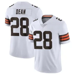 Cleveland Browns Youth Limited White Vapor Untouchable Jersey (28 Trey Dean III)
