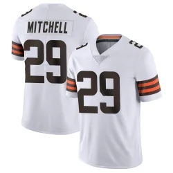 Cleveland Browns Youth Limited White Vapor Untouchable Jersey (29 Cameron Mitchell)