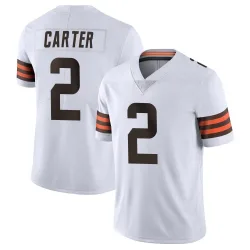 Cleveland Browns Youth Limited White Vapor Untouchable Jersey (2 DeAndre Carter)