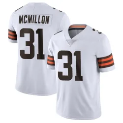 Cleveland Browns Youth Limited White Vapor Untouchable Jersey (31 Donovan McMillon)