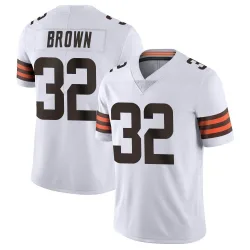 Cleveland Browns Youth Limited White Vapor Untouchable Jersey (32 Jim Brown)