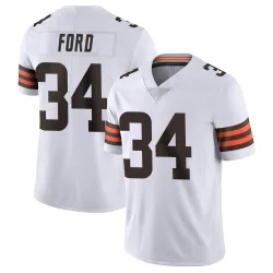 Cleveland Browns Youth Limited White Vapor Untouchable Jersey (34 Jerome Ford)