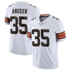 Cleveland Browns Youth Limited White Vapor Untouchable Jersey (35 Chigozie Anusiem)