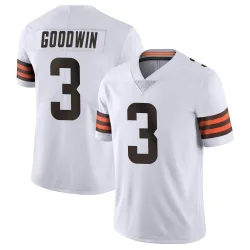 Cleveland Browns Youth Limited White Vapor Untouchable Jersey (3 Marquise Goodwin)