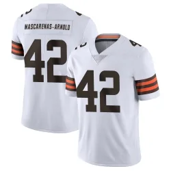 Cleveland Browns Youth Limited White Vapor Untouchable Jersey (42 Easton Mascarenas-Arnold)