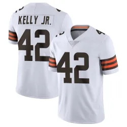Cleveland Browns Youth Limited White Vapor Untouchable Jersey (42 John Kelly Jr.)