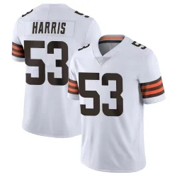 Cleveland Browns Youth Limited White Vapor Untouchable Jersey (53 Nick Harris)