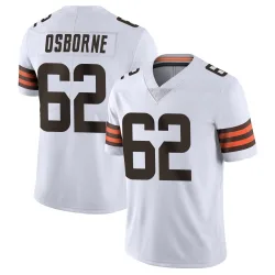 Cleveland Browns Youth Limited White Vapor Untouchable Jersey (62 Justin Osborne)