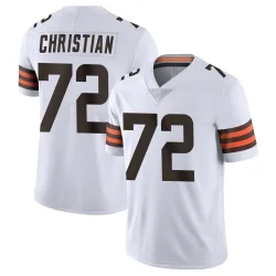Cleveland Browns Youth Limited White Vapor Untouchable Jersey (72 Geron Christian)