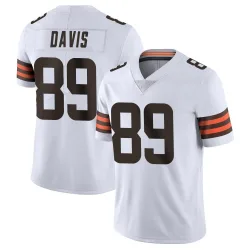 Cleveland Browns Youth Limited White Vapor Untouchable Jersey (89 Kaden Davis)